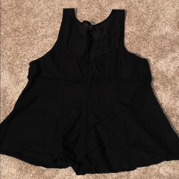 American Eagle Outfitters Tops - Black eyelet tank top American Eagle Outfitters Tops - Black eyelet tank top